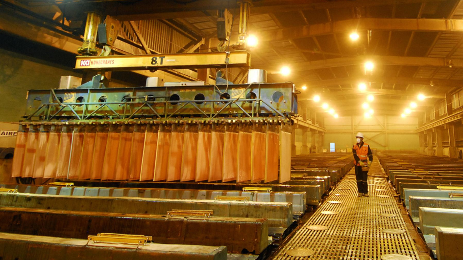 Producción peruana de cobre aumentó 4% en agosto 2021