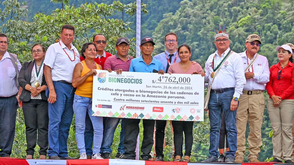 COOPAC Norandino destina S/4.5 millones a bionegocios en la Amazonía