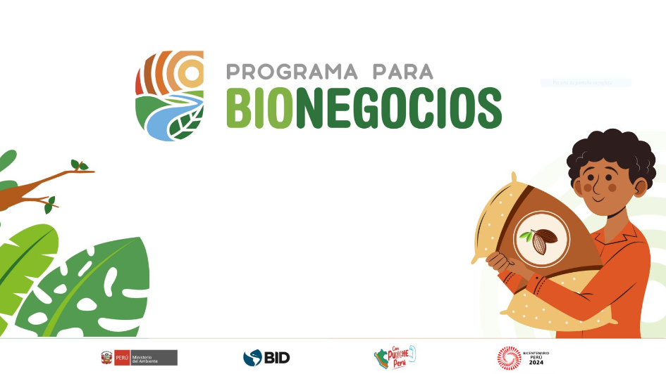 MINAM y BID presentan Programa Bionegocios para impulsar el desarrollo sostenible en cooperativas de Perú