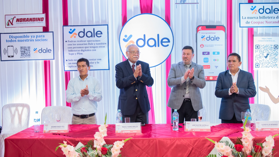 COOPAC Norandino presentó oficialmente “Dale”, la primera billetera digital interoperable del sistema cooperativo peruano