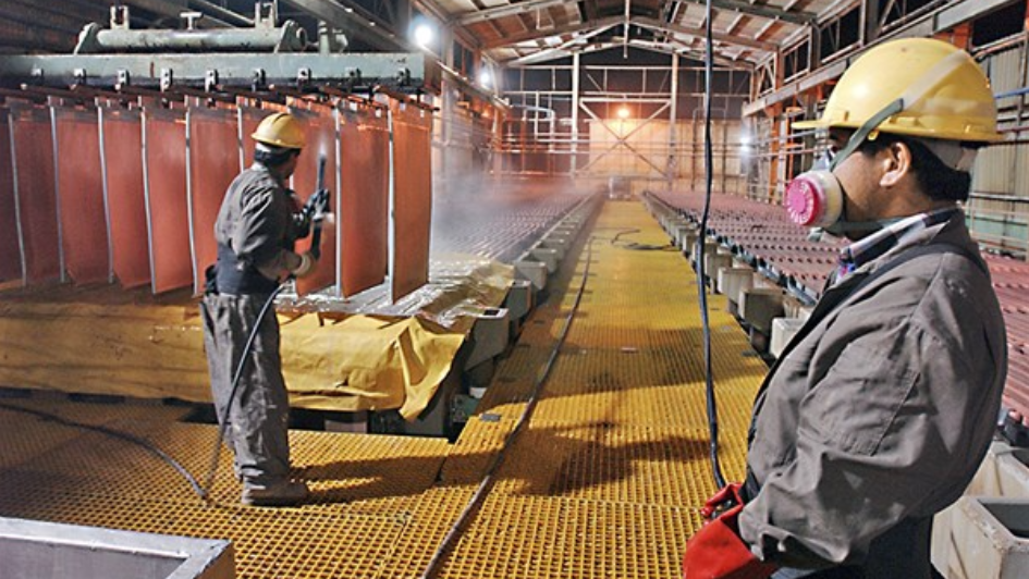 Producción de cobre se incrementó 10.9%